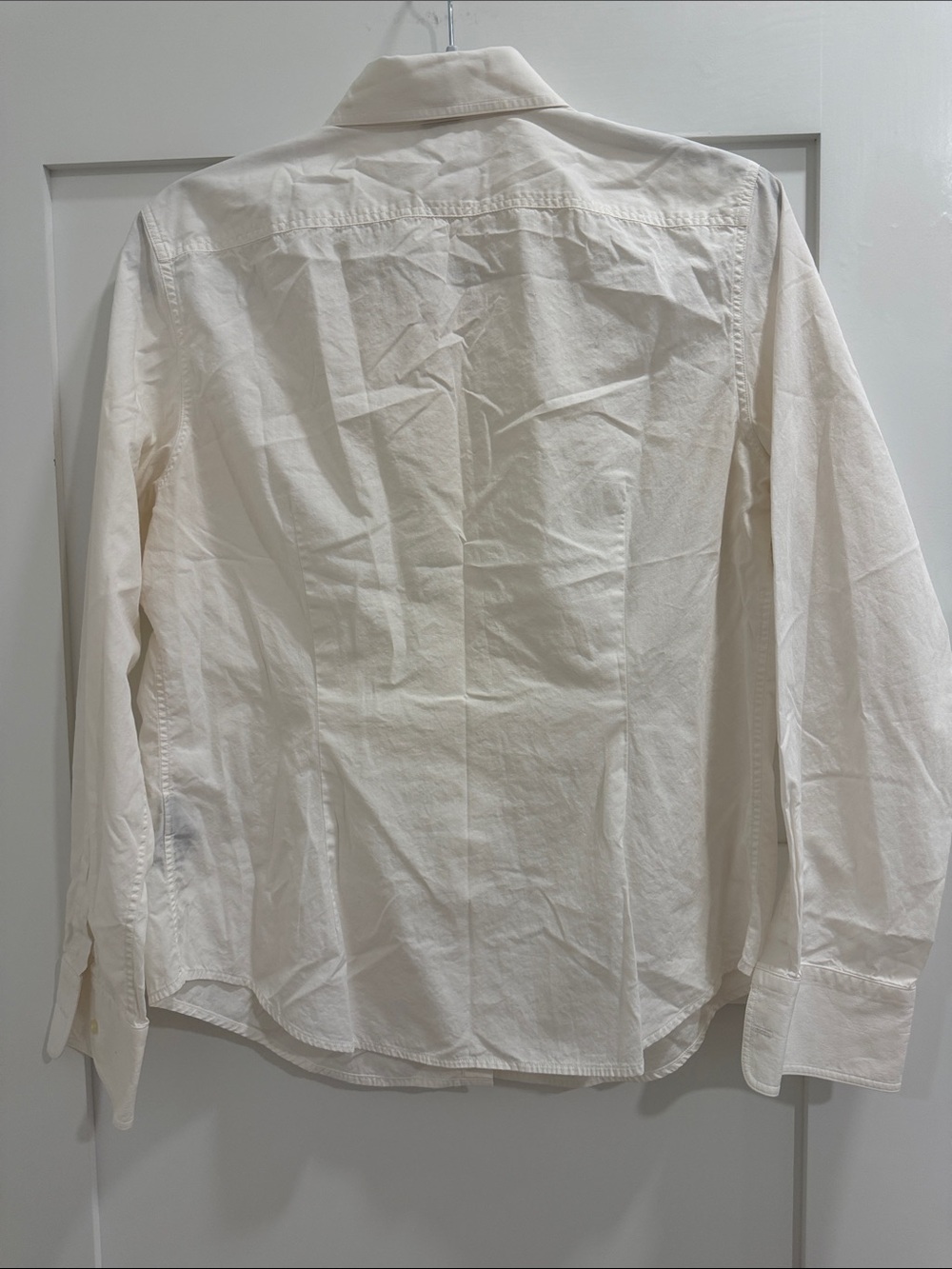 Vintage Ralph Lauren Jeans Company Utility Shirt Jacket Women’s L Cream Cotton - Picture 4 of 5